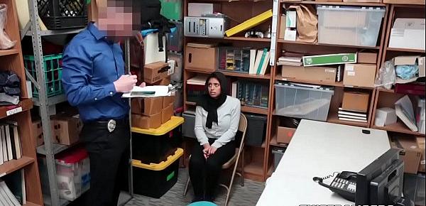  Busty Muslim Thief Ella Knox Apprehended & Fucked By Store Guard